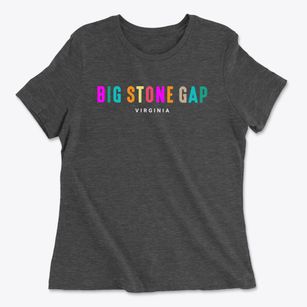Big Stone Gap Virginia Color Pop Women's Cotton T-Shirt