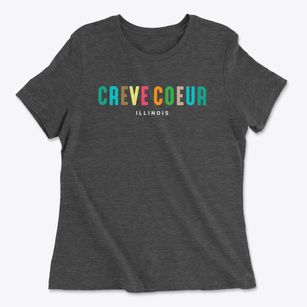 Creve Coeur Illinois Color Pop Women's Cotton T-Shirt