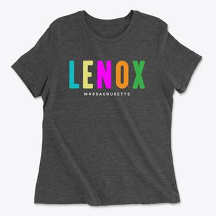 Lenox Massachusetts Color Pop Women's Cotton T-Shirt