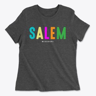 Salem Missouri Color Pop Women's Cotton T-Shirt