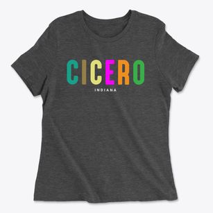 Cicero Indiana Color Pop Women's Cotton T-Shirt