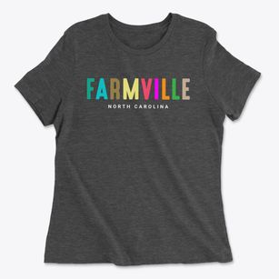 Farmville North Carolina Color Pop Women's Cotton T-Shirt
