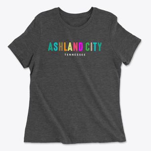 Ashland City Tennessee Color Pop Women's Cotton T-Shirt
