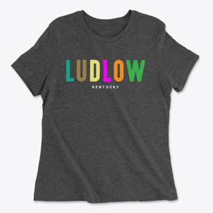 Ludlow Kentucky Color Pop Women's Cotton T-Shirt
