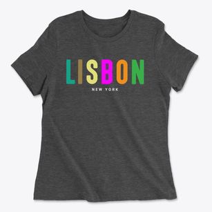 Lisbon New York Color Pop Women's Cotton T-Shirt