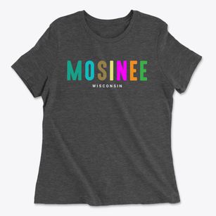 Mosinee Wisconsin Color Pop Women's Cotton T-Shirt