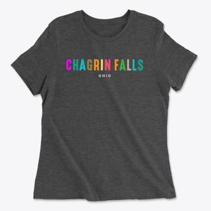 Chagrin Falls Ohio Color Pop Women's Cotton T-Shirt