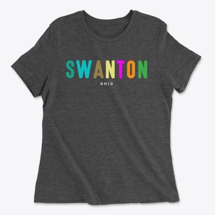 Swanton Ohio Color Pop Women's Cotton T-Shirt