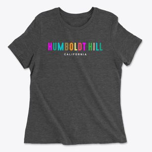 Humboldt Hill California Color Pop Women's Cotton T-Shirt