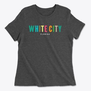 White City Florida Color Pop Women's Cotton T-Shirt