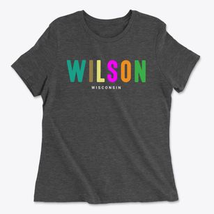 Wilson Wisconsin Color Pop Women's Cotton T-Shirt