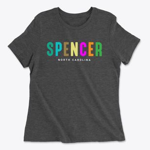 Spencer North Carolina Color Pop Women's Cotton T-Shirt