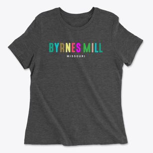Byrnes Mill Missouri Color Pop Women's Cotton T-Shirt