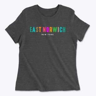 East Norwich New York Color Pop Women's Cotton T-Shirt