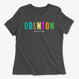 Odenton Maryland Color Pop Women's Cotton T-Shirt