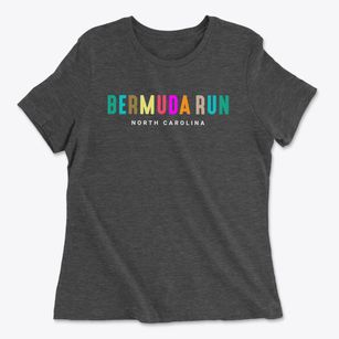 Bermuda Run North Carolina Color Pop Women's Cotton T-Shirt