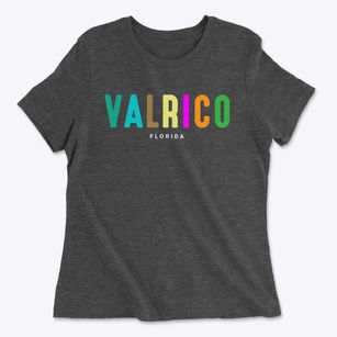 Valrico Florida Color Pop Women's Cotton T-Shirt