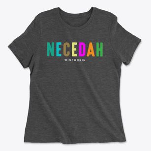 Necedah Wisconsin Color Pop Women's Cotton T-Shirt