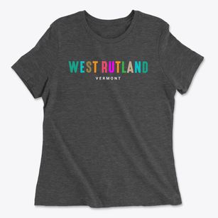 West Rutland Vermont Color Pop Women's Cotton T-Shirt