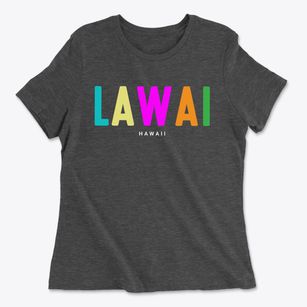 Lawai Hawaii Color Pop Women's Cotton T-Shirt