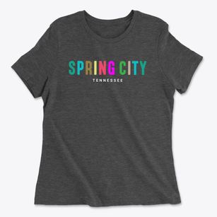 Spring City Tennessee Color Pop Women's Cotton T-Shirt