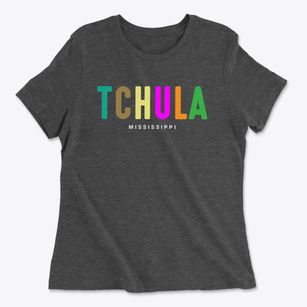 Tchula Mississippi Color Pop Women's Cotton T-Shirt