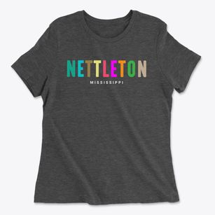 Nettleton Mississippi Color Pop Women's Cotton T-Shirt