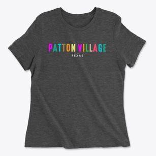 Patton Village Texas Color Pop Women's Cotton T-Shirt