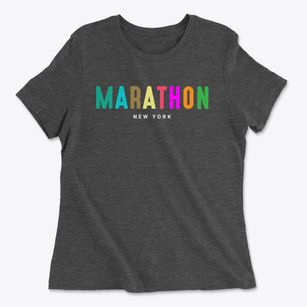 Marathon New York Color Pop Women's Cotton T-Shirt