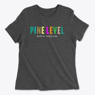 Pine Level North Carolina Color Pop Women's Cotton T-Shirt