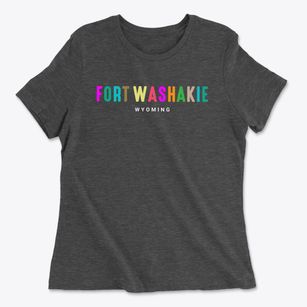 Fort Washakie Wyoming Color Pop Women's Cotton T-Shirt