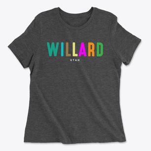 Willard Utah Color Pop Women's Cotton T-Shirt