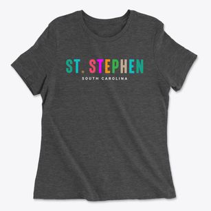St. Stephen South Carolina Color Pop Women's Cotton T-Shirt