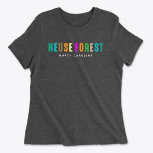 Neuse Forest North Carolina Color Pop Women's Cotton T-Shirt