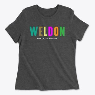 Weldon North Carolina Color Pop Women's Cotton T-Shirt