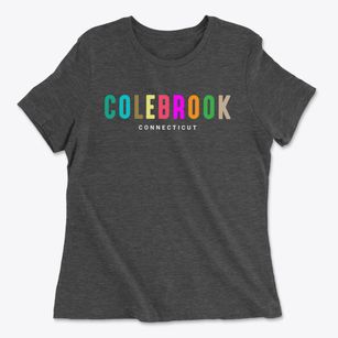 Colebrook Connecticut Color Pop Women's Cotton T-Shirt