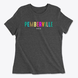Pemberville Ohio Color Pop Women's Cotton T-Shirt