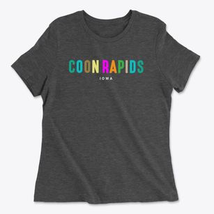 Coon Rapids Iowa Color Pop Women's Cotton T-Shirt