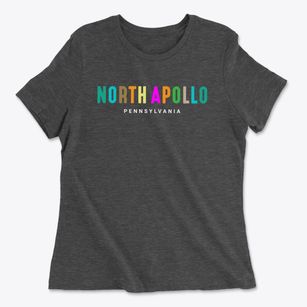 North Apollo Pennsylvania Color Pop Women's Cotton T-Shirt