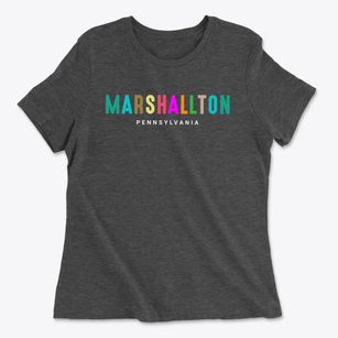 Marshallton Pennsylvania Color Pop Women's Cotton T-Shirt