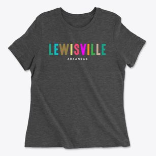 Lewisville Arkansas Color Pop Women's Cotton T-Shirt