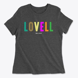 Lovell Maine Color Pop Women's Cotton T-Shirt