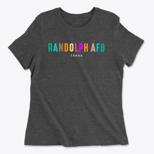 Randolph Afb Texas Color Pop Women's Cotton T-Shirt