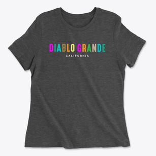 Diablo Grande California Color Pop Women's Cotton T-Shirt