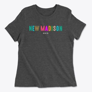 New Madison Ohio Color Pop Women's Cotton T-Shirt