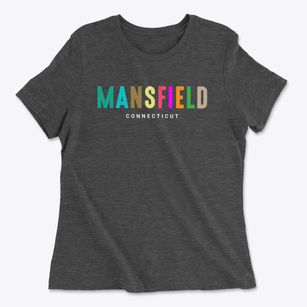 Mansfield Connecticut Color Pop Women's Cotton T-Shirt
