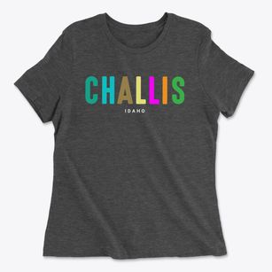 Challis Idaho Color Pop Women's Cotton T-Shirt