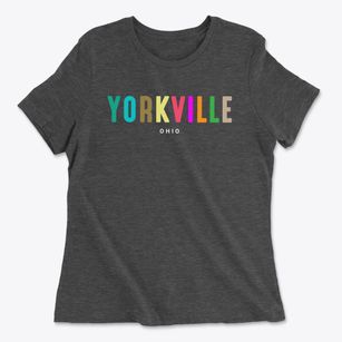 Yorkville Ohio Color Pop Women's Cotton T-Shirt