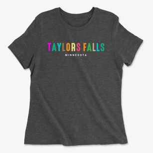 Taylors Falls Minnesota Color Pop Women's Cotton T-Shirt