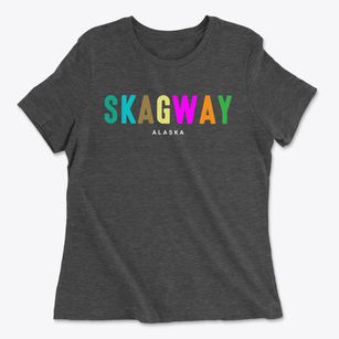 Skagway Alaska Color Pop Women's Cotton T-Shirt